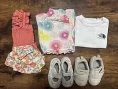 0歳から1歳　女の子夏服セット