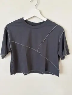 FRIFUL Sサイズ　レディース　グレー ショート丈 Tシャツ