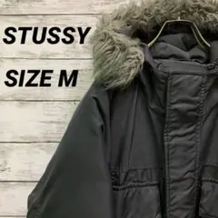 希少 OLD STUSSY オールド ステューシー ダウンジャケット フード付き