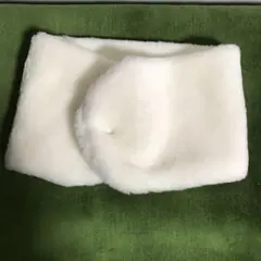 ふわもこネックウォーマー 白