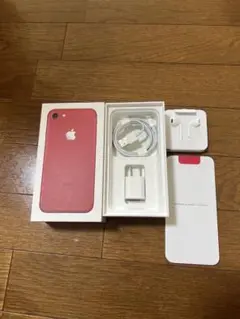 【Apple】iPhone 7 (PRODUCT)RED 付属品セット 純正