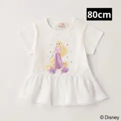 プティマイン　petit main ラプンツェル　グラフィックTシャツ　80cm