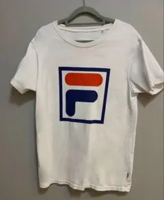 FILA ロゴプリント ホワイト Tシャツ