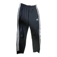 adidas 3本ライン ジャージパンツ ブラック S
