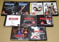 【各種説明書付属】バイオハザード PS1 PS2 9点セットまとめ売り