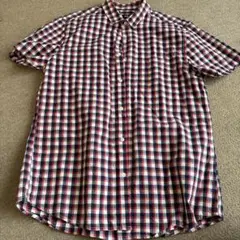 H&M チェック柄 半袖シャツ M⭐︎