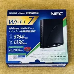 Aterm NEC Wi-Fiルーター PA-7200D8BE 新品未使用