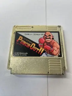 ファミコンソフト　Punch-Out!! GOLD(非売品)(状態：ROMカセット状態難)(箱説なし) Famicom PUNCH OUT GOLD Cartridge Only Nintendo From Japan