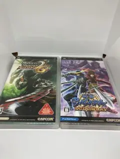 【PSP】セット　モンスターハンター　戦国BASARA