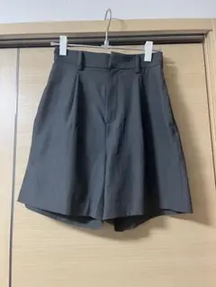 LOWRYS FARM スタイルUPショートパンツ グレー