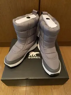 ソレル23cm SOREL アウトアンドアバウト パフィー ミッド スノーブーツ