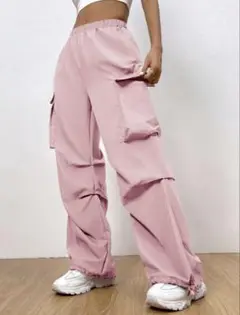 SHEIN ピンク カーゴパンツ