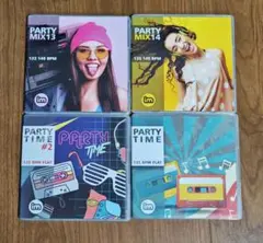 フィットネス用CD PARTY MIX 4枚