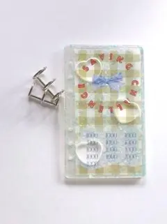 レジン バインダー　A6　saving challenge セービング　貯金