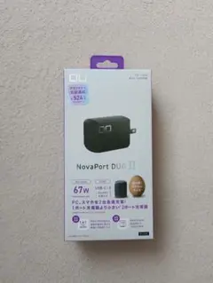 【新品未開封】NovaPort DUO II 67W USB-C充電器
