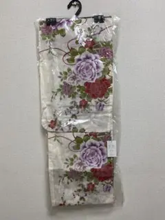 花柄浴衣・帯セット（紫・赤）