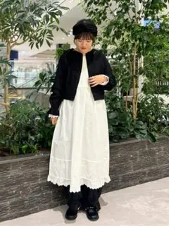 セール！カタログ掲載Samansa Mos2　お皿モチーフ刺繍ブラウス　sm2