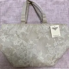 近沢レース　花柄トートバッグ ベージュ