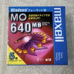 maxell MO 640MB 5枚入り