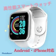 ☆健康管理に☆高性能・多機能ウォッチ スマートブレス 白