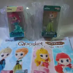 Disney Qposket アリエル アナ 2体セット