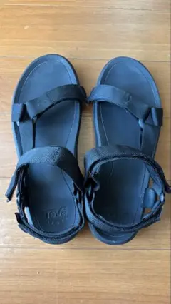 ２７cm Teva ブラック スポーツサンダル