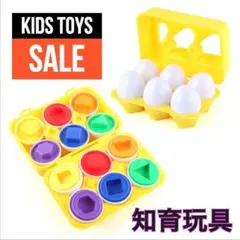リアル卵おもちゃ 知育玩具 はめ込みパズル