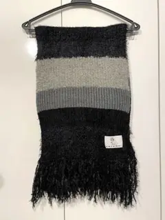 rurumu: マフラー / weave yarn stole ブラック 楽天市場】【中古】rurumu： 【weave yarn stole】 デザイン