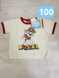 【新品未使用】 パウパトロール　マーシャル　Tシャツ 100cm