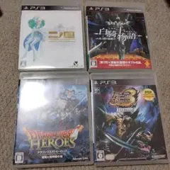 PS3ソフト　二ノ国　白騎士物語 -光と闇の覚醒-他　4本セット