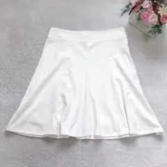 プレフェリール ひざ丈スカート フレア シンプル ベーシック ボトム レディース