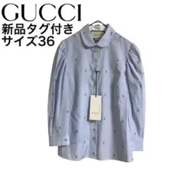 新品タグ付き完売品❗️グッチ ローズフィルクーペシャツ Gucci ブラウス