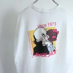 ◆新品 ブラックジャック アニメ バックプリント Tシャツ ホワイト Mサイズ