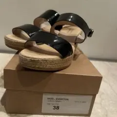 BARNEYS NEWYORK EVERTON ウェッジサンダル 38