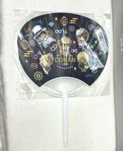 未開封　未使用　名探偵コナン　大阪城　うちわ