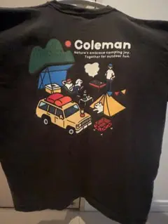 Coleman キャンプTシャツ 黒