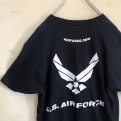 U.S.AIR FORCE 半袖Tシャツ　バックプリント　ロゴマーク　デカロゴ