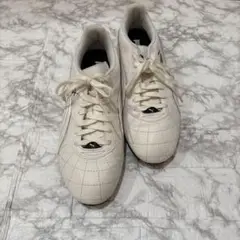 PUMA サッカーシューズ ホワイト キルティング