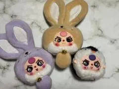 Babythree 3体セット ウサギ、ペンギン