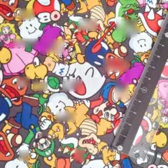 生地　綿100% 約140cmx50cm はぎれ　マリオ