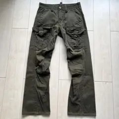 Y2K ブーツカットパンツ ギミック 505 KHAKI K5651 EDWIN
