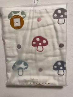 10mois ガーゼケット キノコ