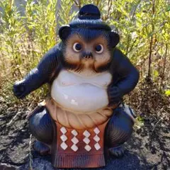 信楽焼 横綱狸 相撲狸