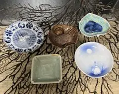 【美品 希少】ふくら雀 染付 豆皿 2枚セット 印判 小皿 骨董 アンティーク 美品 希少】ふくら雀 染付 豆皿 2枚セット 印判 小皿 骨董