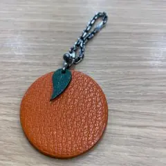 HERMES エルメス オレンジフルーツ キーホルダー チャーム