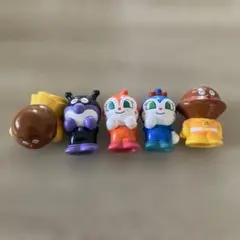 最終処分価格 早い者勝ち アンパンマン キャラクター指人形 マスコット5体セット
