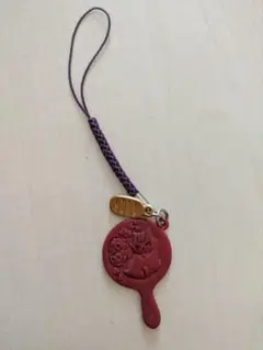 ニャンコ先生木彫り風コレクション　ニャンコ先生手鏡 ガチャ