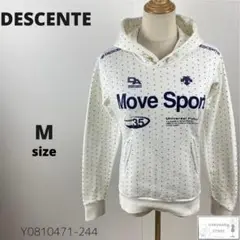 訳あり DESCENTE MOVE SPORT デサント パーカー ドット M