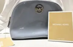 訳あり特化★新品★Michael Kors ポーチ パールブルー