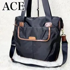 美品 ACE AUNIS トートバッグ ショルダーバッグ リュック 3way